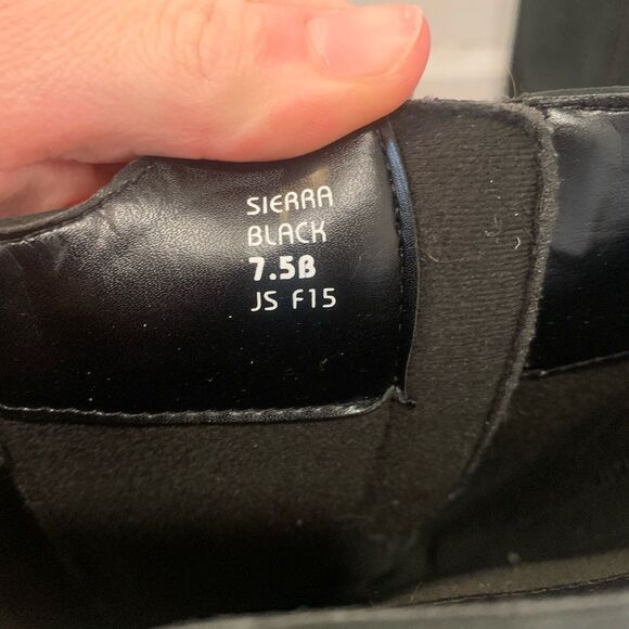 Earth | Sierra black leather knee high boots - Picture 6 of 12